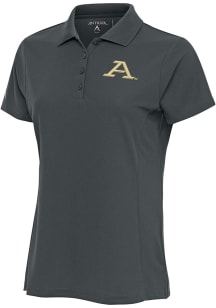 Antigua Akron Zips Womens Grey Legacy Pique Short Sleeve Polo Shirt