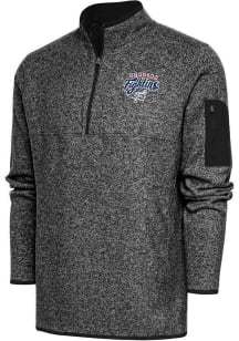 Antigua Reading Fightin Phils Mens Black Fortune Big and Tall 1/4 Zip Pullover