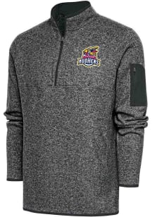 Antigua Toledo Mud Hens Mens Grey Fortune Big and Tall 1/4 Zip Pullover
