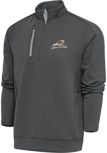 Antigua Akron RubberDucks Mens Grey Generation Long Sleeve 1/4 Zip Pullover