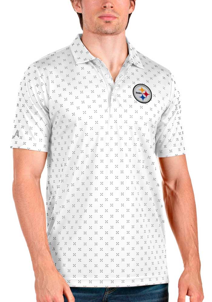 Antigua Men's Pittsburgh Steelers Tribute Polo Shirt