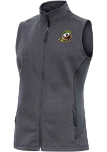 Antigua Oregon Ducks Womens Charcoal Course Vest