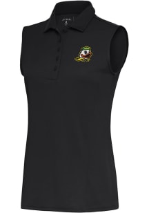 Antigua Oregon Ducks Womens Charcoal Tribute Polo Shirt