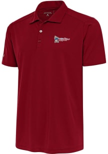Antigua Frisco Rough Riders Mens Red Tribute Short Sleeve Polo