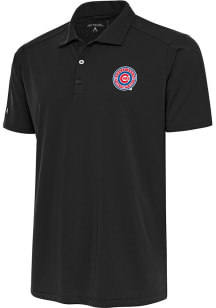 Antigua South Bend Cubs Mens Grey Tribute Short Sleeve Polo