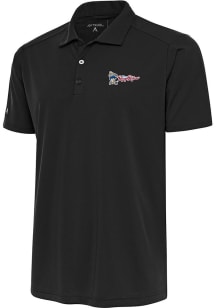 Antigua Frisco Rough Riders Grey Tribute Big and Tall Polo