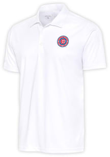 Antigua South Bend Cubs White Tribute Big and Tall Polo
