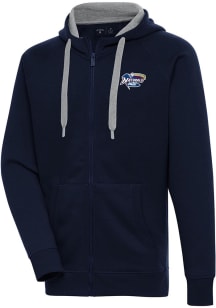 Antigua  Mens Navy Blue Victory Long Sleeve Full Zip Jacket