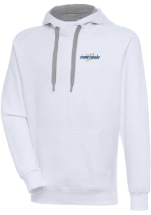 Antigua Omaha Storm Chasers Mens White Victory Long Sleeve Hoodie