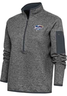 Antigua  Womens Grey Fortune Qtr Zip