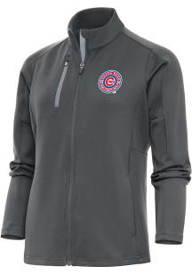 Antigua South Bend Cubs Womens Grey Generation Light Weight Jacket