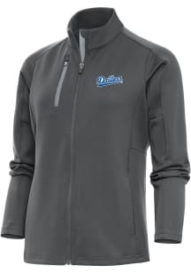 Antigua Tulsa Drillers Womens Grey Generation Light Weight Jacket