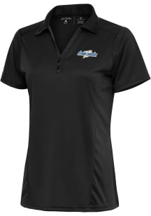 Antigua Omaha Storm Chasers Womens Grey Tribute Short Sleeve Polo Shirt