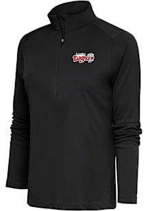 Antigua Lansing Lugnuts Womens Grey Tribute Qtr Zip Pullover