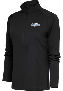 Antigua Omaha Storm Chasers Womens Grey Tribute 1/4 Zip Pullover