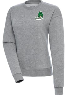 Antigua Dayton Dragons Womens Grey Victory Crew Sweatshirt
