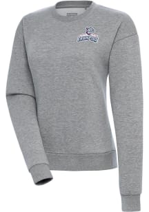Antigua Lehigh Valley Ironpigs Womens Grey Victory Crew Sweatshirt