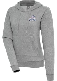 Antigua Lehigh Valley Ironpigs Womens Grey Victory Hooded Sweatshirt