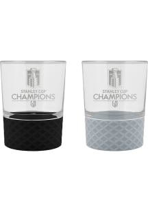 Vegas Golden Knights 2023 Stanley Cup Champions 14oz Commisioner Set Rock Glass