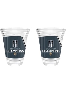 Vegas Golden Knights 2023 Stanley Cup Champions 2 Piece Party Set Shot Glass