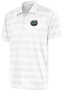 Antigua Great Lakes Loons Mens White Compass Short Sleeve Polo