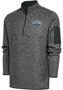 Antigua Lake County Captains Mens Grey Fortune Big and Tall 1/4 Zip Pullover