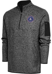 Antigua Round Rock Express Mens Black Fortune Big and Tall Qtr Zip