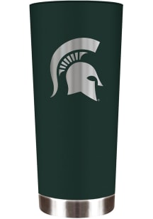 Michigan State Spartans 18 oz Powder Coated Roadie Stainless Steel Tumbler - Green