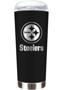 Pittsburgh Steelers 18 oz Powder Coated Roadie Stainless Steel Tumbler - Black