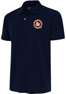 Antigua Bowling Green Hot Rods Mens Navy Blue Tribute Short Sleeve Polo