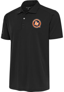 Antigua Bowling Green Hot Rods Mens Grey Tribute Short Sleeve Polo