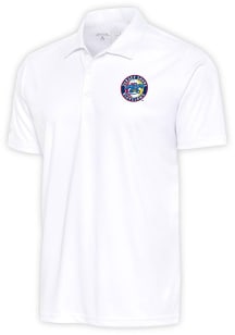 Antigua Jersey Shore BlueClaws Mens White Tribute Short Sleeve Polo