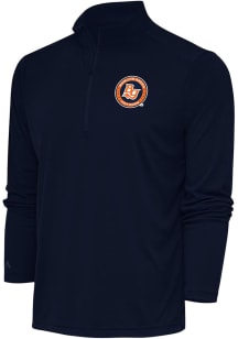 Antigua Bowling Green Hot Rods Mens Navy Blue Tribute Long Sleeve 1/4 Zip Pullover