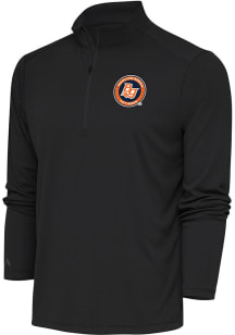 Antigua Bowling Green Hot Rods Mens Grey Tribute Long Sleeve 1/4 Zip Pullover