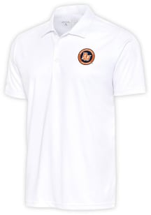 Antigua Bowling Green Hot Rods White Tribute Big and Tall Polo
