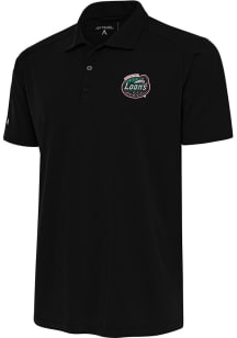 Antigua Great Lakes Loons Black Tribute Big and Tall Polo