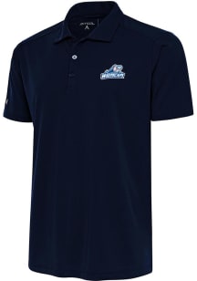 Antigua West Michigan Whitecaps Navy Blue Tribute Big and Tall Polo