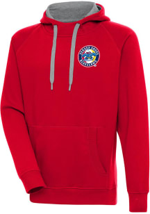 Antigua Jersey Shore BlueClaws Mens Red Victory Long Sleeve Hoodie