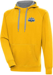 Antigua Lake County Captains Mens Gold Victory Long Sleeve Hoodie