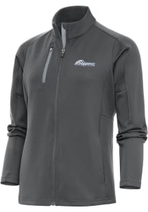 Antigua Columbus Clippers Womens Grey Generation Light Weight Jacket