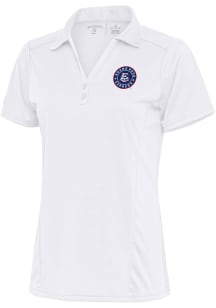 Antigua Rock Bridge High School Womens White Tribute Short Sleeve Polo Shirt