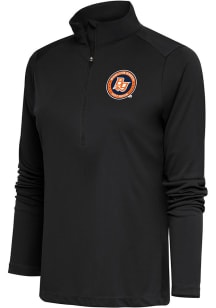 Antigua Bowling Green Womens Grey Tribute 1/4 Zip Pullover