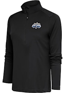 Antigua Lake County Captains Womens Grey Tribute Qtr Zip Pullover