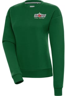 Antigua Fort Wayne TinCaps Womens Green Victory Crew Sweatshirt