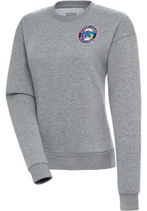 Antigua Jersey Shore BlueClaws Womens Grey Victory Crew Sweatshirt