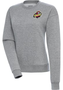 Antigua Peoria Chiefs Womens Grey Victory Crew Sweatshirt