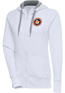 Antigua Bowling Green Hot Rods Womens White Victory Long Sleeve Full Zip Jacket