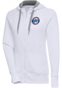 Antigua Jersey Shore BlueClaws Womens White Victory Long Sleeve Full Zip Jacket