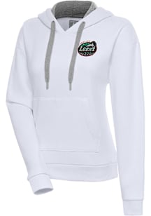 Antigua Great Lakes Loons Womens White Victory Hooded Sweatshirt