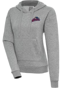Antigua Scranton Wilkes Womens Grey Victory Hooded Sweatshirt